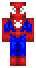 Spider Man - skin do Minecrafta, skiny do Minecraft, skin do Minecraft, Minecraft skin, Minecraft skins - Spider-Man, the Amazing Spider Main, niesamowity czowiek pajk, tym razem w kwadratowym wiecie broni jego mieszkacw przed zem